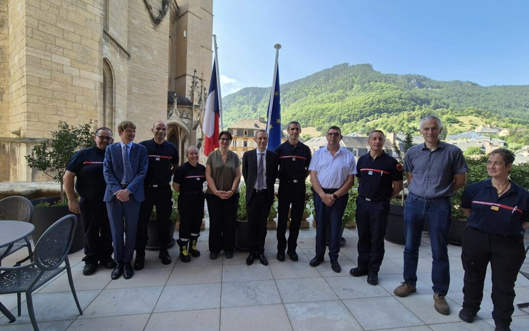Remise de galons au Colonel Bruno DOUR