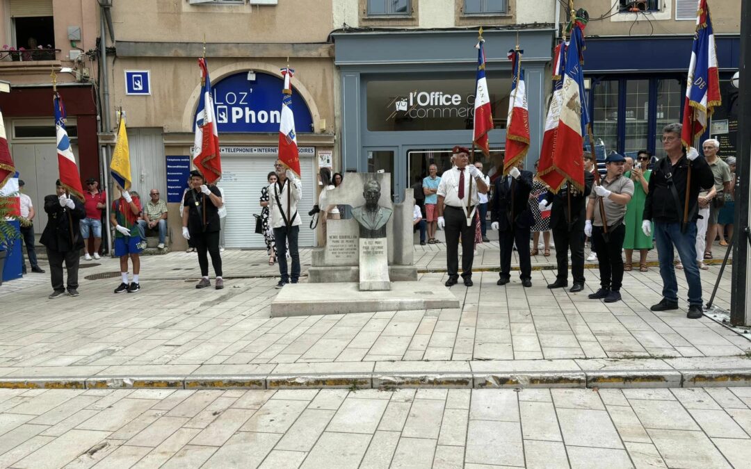 Commémoration du 80ème anniversaire de la Libération à Mende