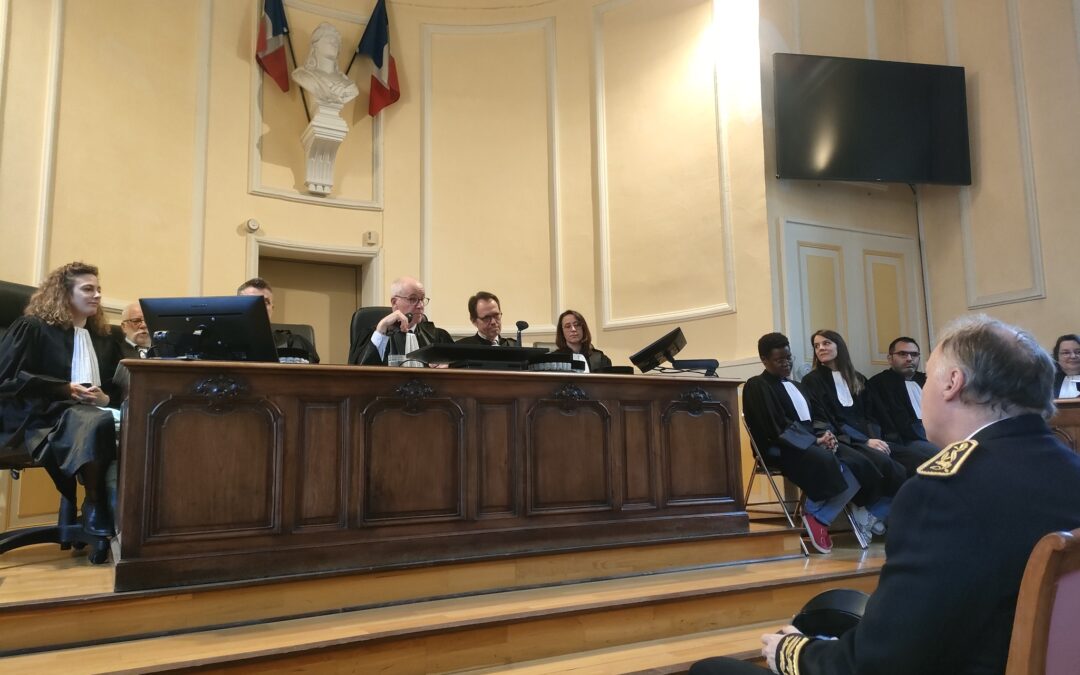 Audience solennelle au Palais de Justice