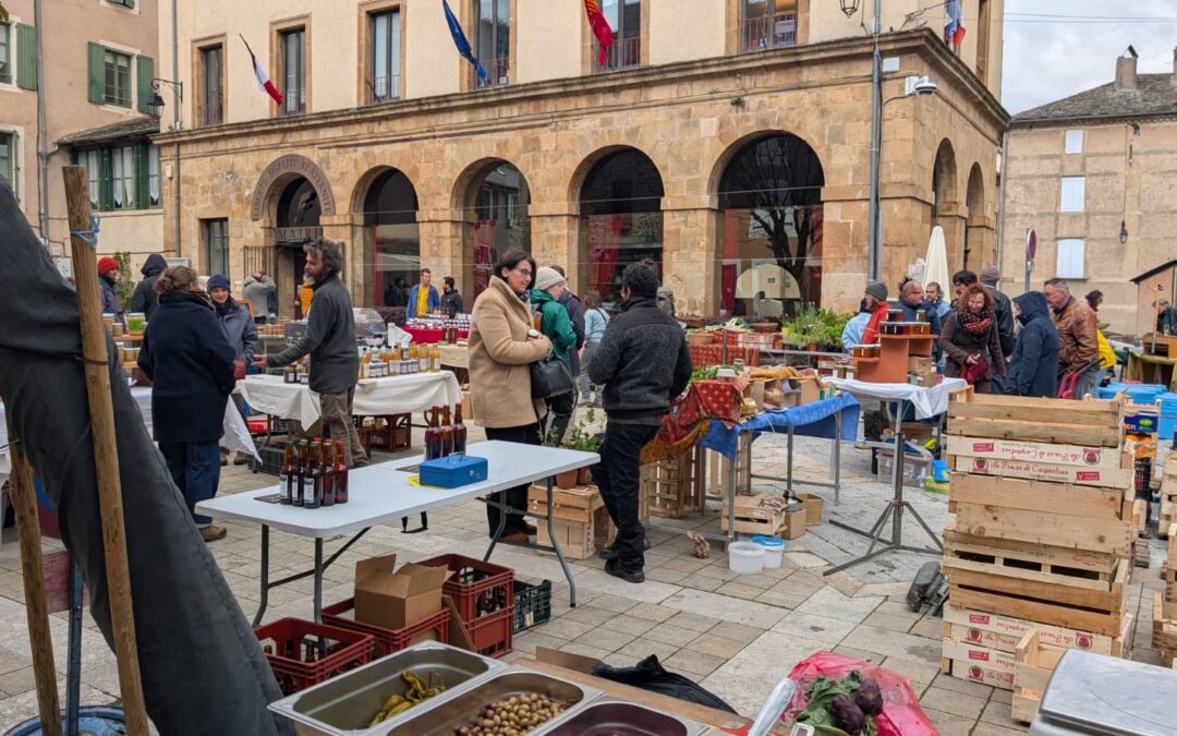 Terrain toujours ! Marché de Florac et visite de l’ADAPEI
