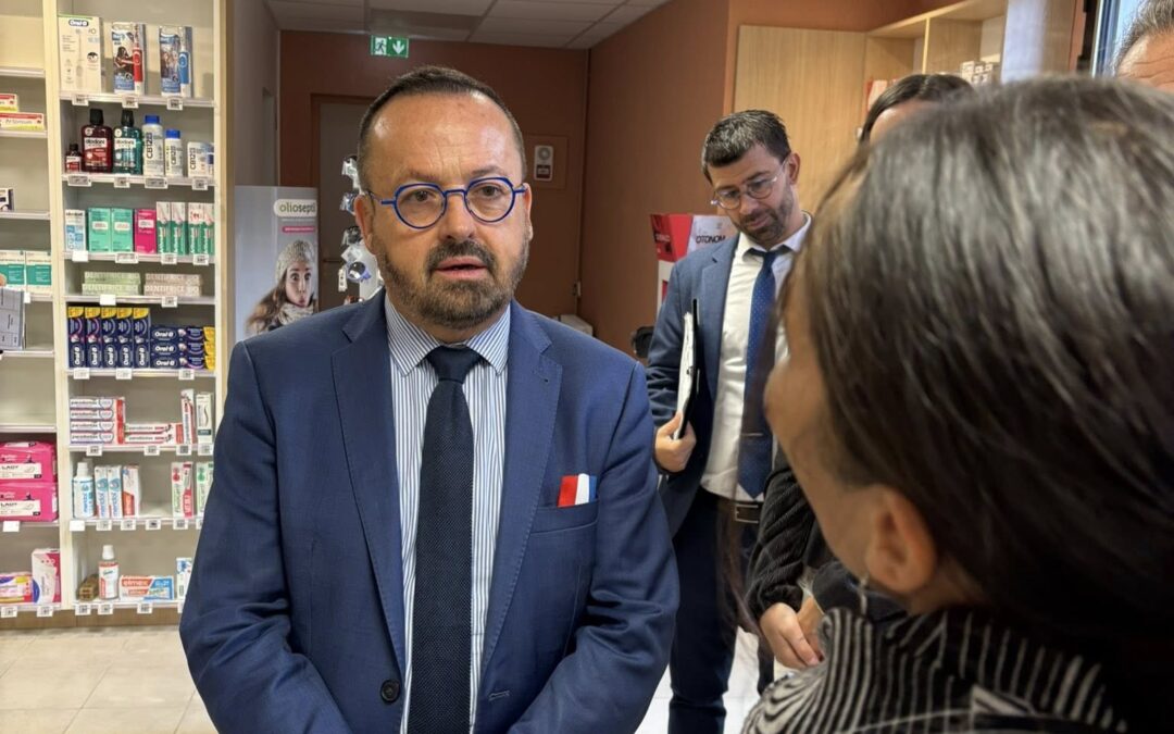 Visite du Ministre de la santé, Yannick Neuder