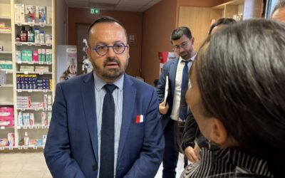 Visite du Ministre de la santé, Yannick Neuder