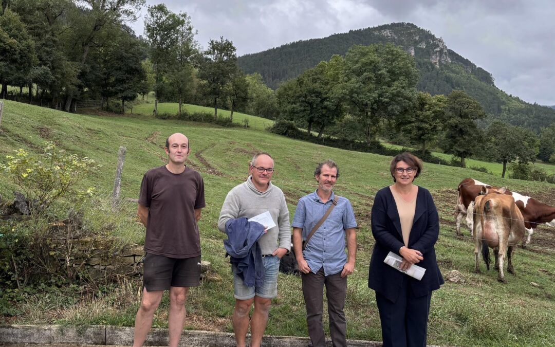 Rencontre sur le terrain avec la Confédération paysanne