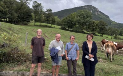 Rencontre sur le terrain avec la Confédération paysanne