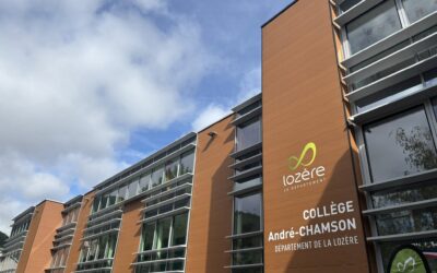 Inauguration au collège de Meyrueis