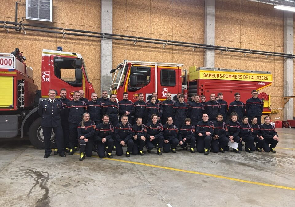 Célébration de la Sainte-Barbe à Florac