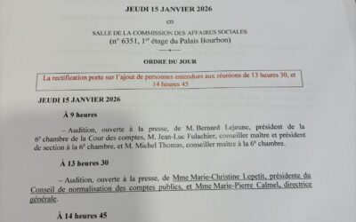 Commission d’enquête visant à lever les incertitudes budgétaires en matière de Sécurité sociale