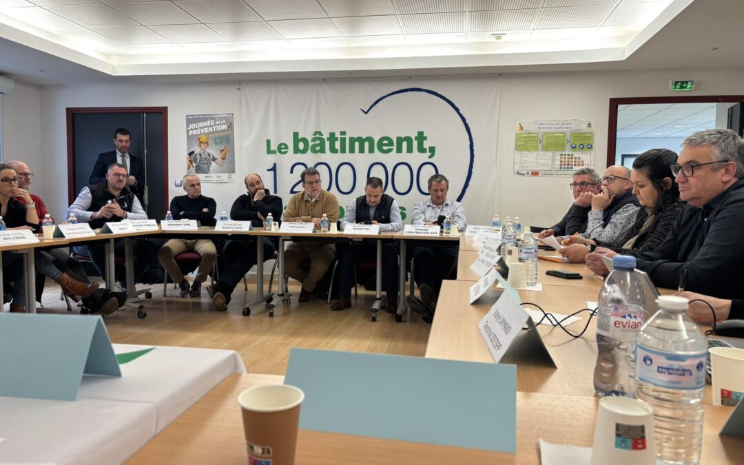 Participation aux secondes assises de la filière construction en Lozère FFB48