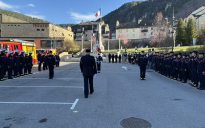 Passation de commandement au centre d’incendie et de secours de Mende