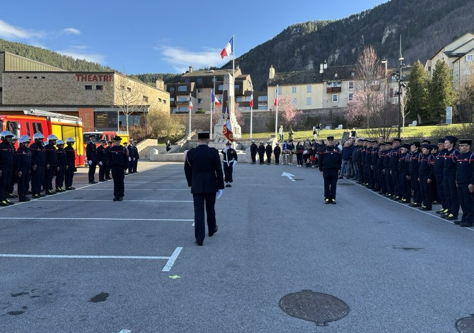 Passation de commandement au centre d’incendie et de secours de Mende