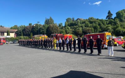 Passation de commandement au centre de secours de Langogne et Journée nationale des sapeurs-pompiers