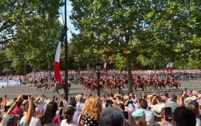 Présence au défilé du 14 Juillet à Paris