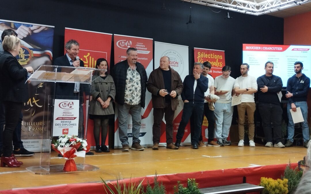 Remise des diplômes des apprentis – Chambre des Métiers de la Lozère