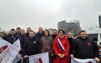 Sophie Pantel à Strasbourg aux côtés des éleveurs lozériens